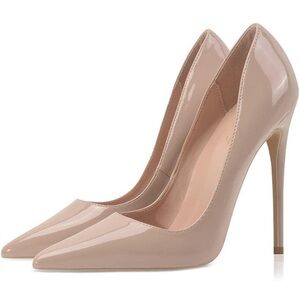 NWOB Elisabet Tang Stiletto Pointed Toe Pumps, 4.7 inch/12cm